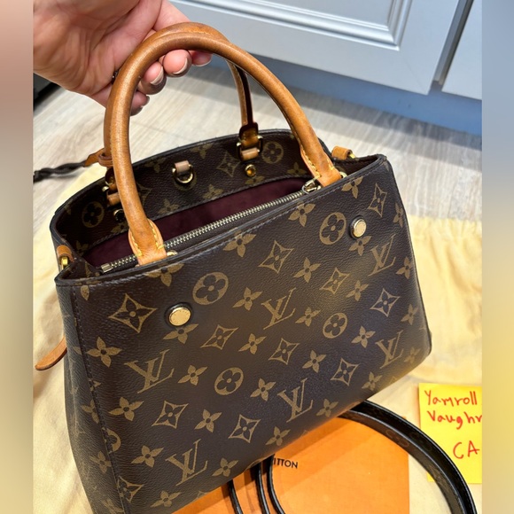 Authentic Louis Vuitton Montaigne bb Monogram. - Picture 2 of 12